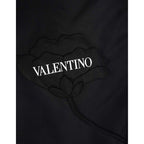 Valentino Black Nylon Bermuda Shorts Valentino