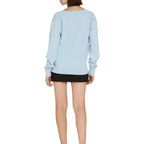 Fendi Blue Cashmere Cardigan Fendi