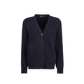 Prada Blue Cotton Cardigan Prada