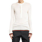 Gucci White Silk T-Shirt Gucci