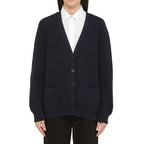 Prada Blue Cotton Cardigan Prada