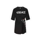 Versace Black Cotton T-Shirt Versace