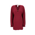 Fendi Purple Silk Casual Dress Fendi