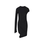 Balenciaga Black Polyester Casual Dress Balenciaga