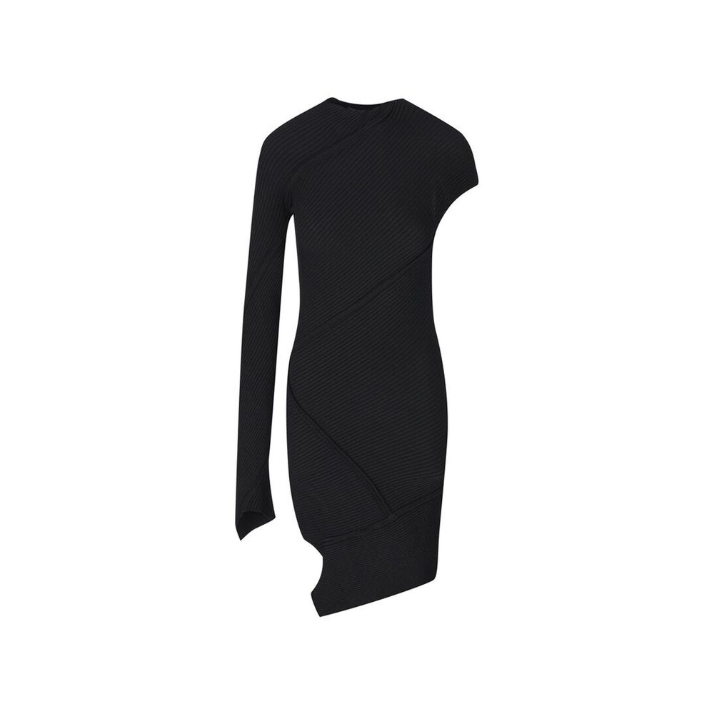Balenciaga Black Polyester Casual Dress Balenciaga