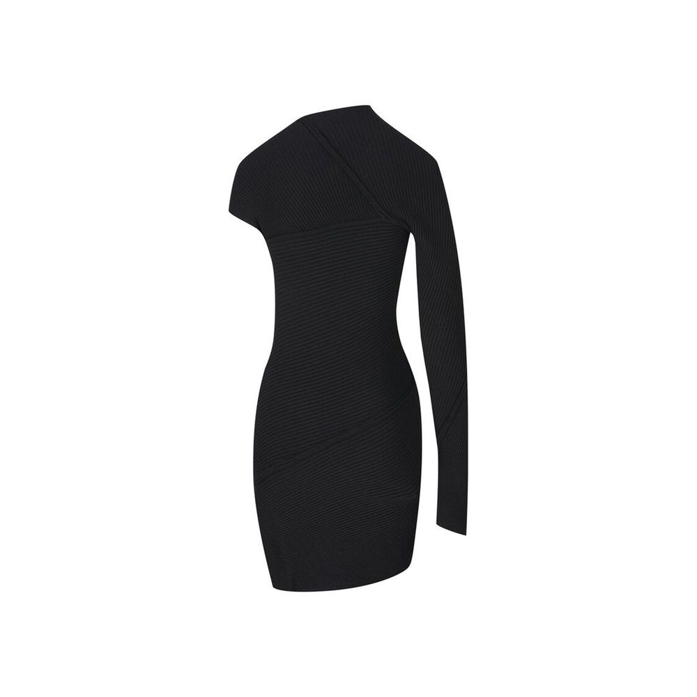 Balenciaga Black Polyester Casual Dress Balenciaga