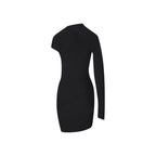 Balenciaga Black Polyester Casual Dress Balenciaga