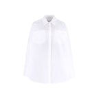 Valentino White Cotton Casual Dress Valentino