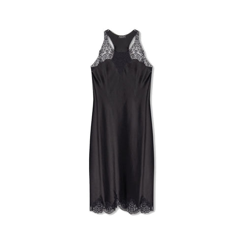 Balenciaga Black Acetate Casual Dress Balenciaga