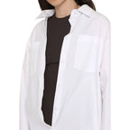Valentino White Cotton Casual Dress Valentino