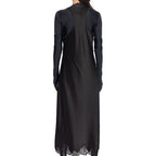 Balenciaga Black Acetate Casual Dress Balenciaga
