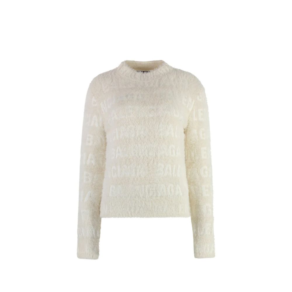 Balenciaga White Elastane Sweatshirt Balenciaga
