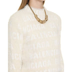 Balenciaga White Elastane Sweatshirt Balenciaga