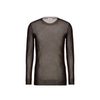 Valentino Brown Silk Sweatshirt Valentino