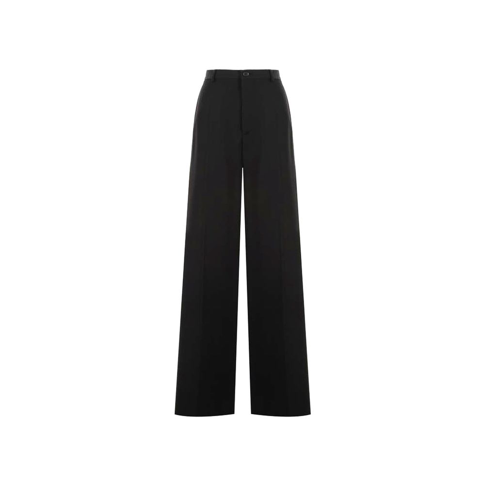Balenciaga Black Wool Flared Pants Balenciaga