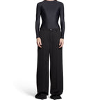 Balenciaga Black Wool Flared Pants Balenciaga