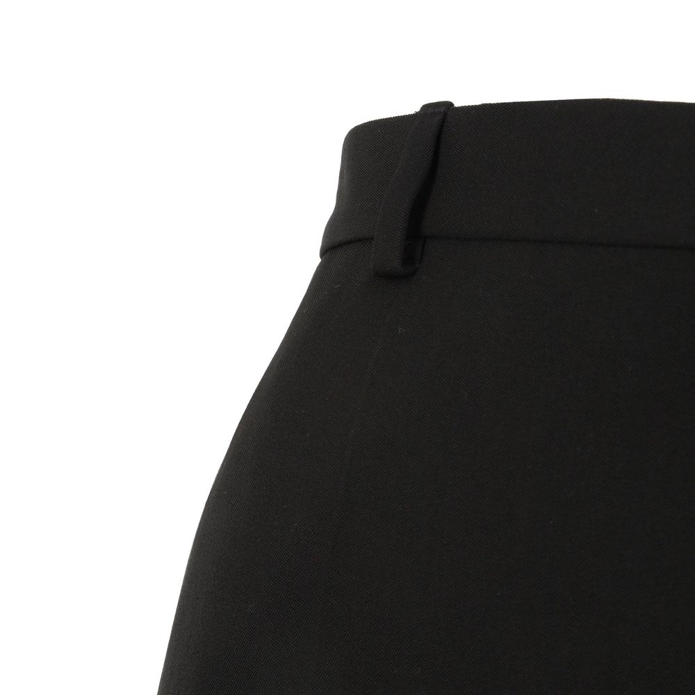 Balenciaga Black Wool Flared Pants Balenciaga