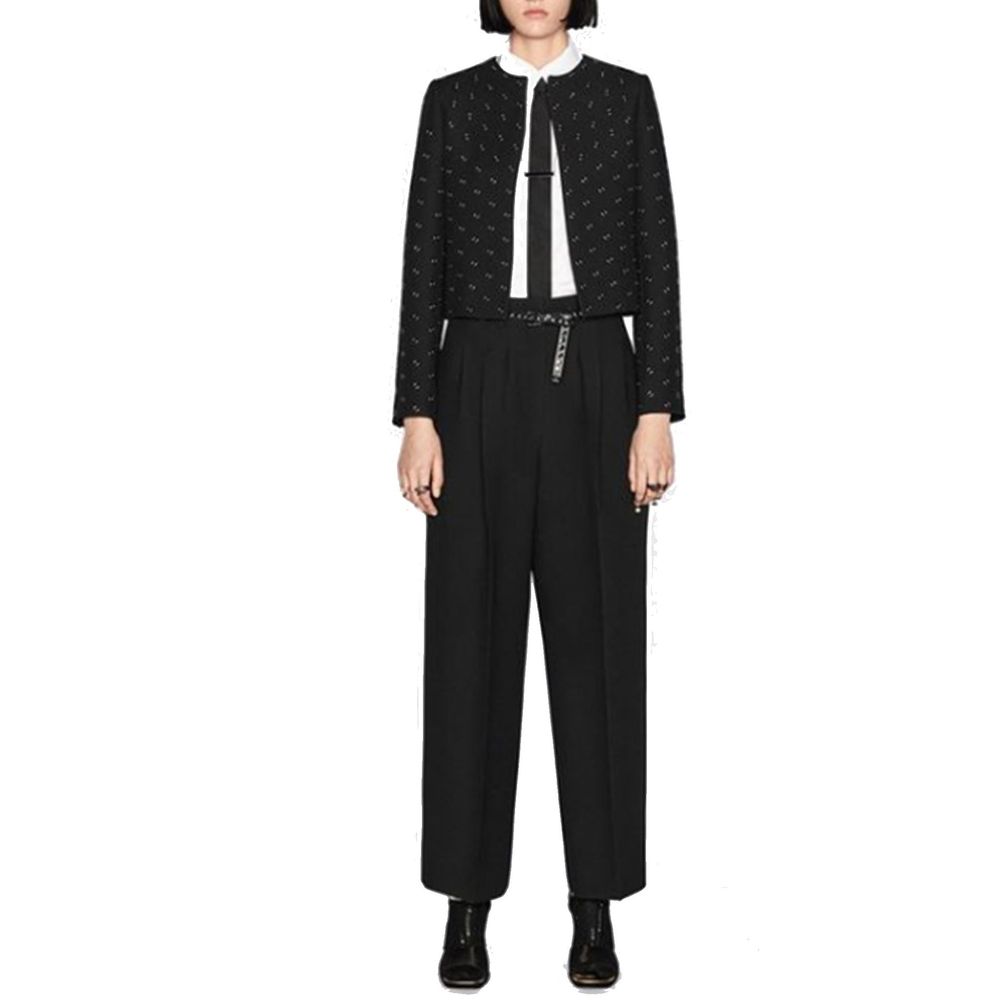 Dior Black Wool Casual Pants Dior