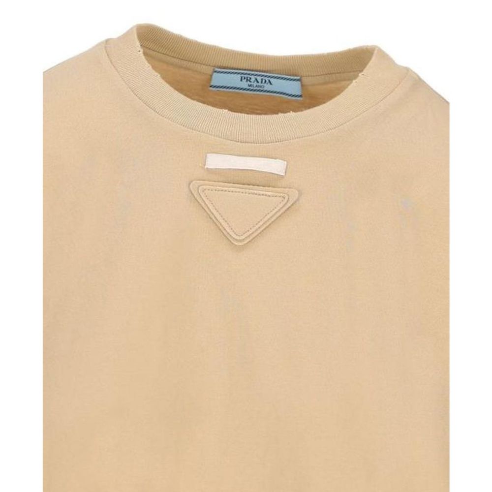 Prada Beige Cotton Sportswear Prada