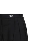 Prada Black Mohair Casual Pants Prada