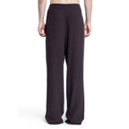 Saint Laurent Brown Silk Dress Pants Saint Laurent