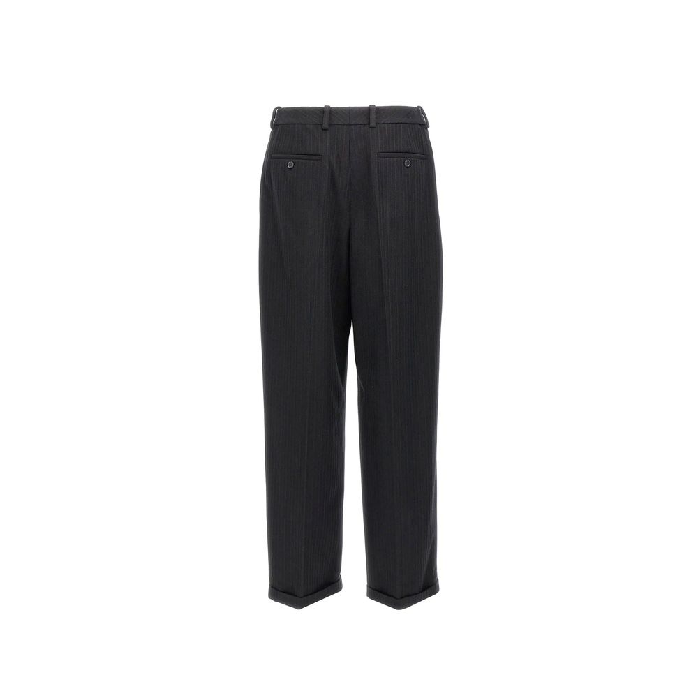 Saint Laurent Black Cashmere Casual Pants Saint Laurent