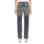 Gucci Gray Cotton Relaxed Fit Jeans Gucci