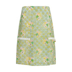 Fendi Multicolor Silk Midi Skirt Fendi