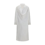 Balenciaga White Cotton Casual Dress Balenciaga