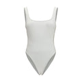 Burberry White Polyamide One-Piece Swimsuit Burberry