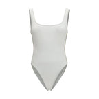 Burberry White Polyamide One-Piece Swimsuit Burberry