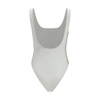 Burberry White Polyamide One-Piece Swimsuit Burberry