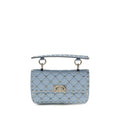 Valentino Garavani Blue Viscose Shoulder Bag Valentino Garavani