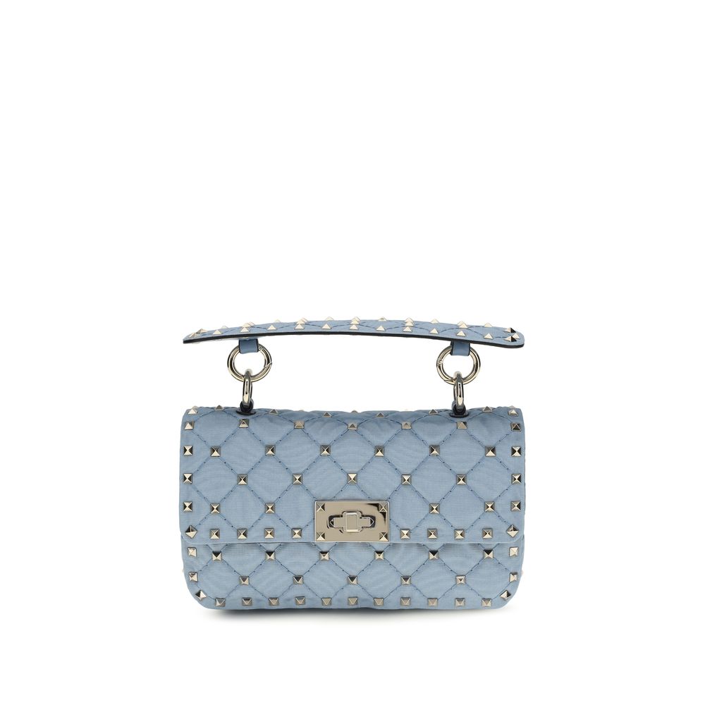 Valentino Garavani Blue Viscose Shoulder Bag Valentino Garavani