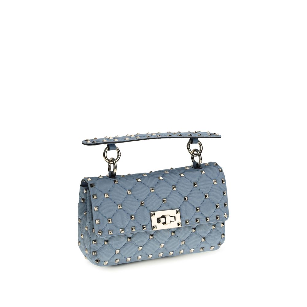 Valentino Garavani Blue Viscose Shoulder Bag Valentino Garavani
