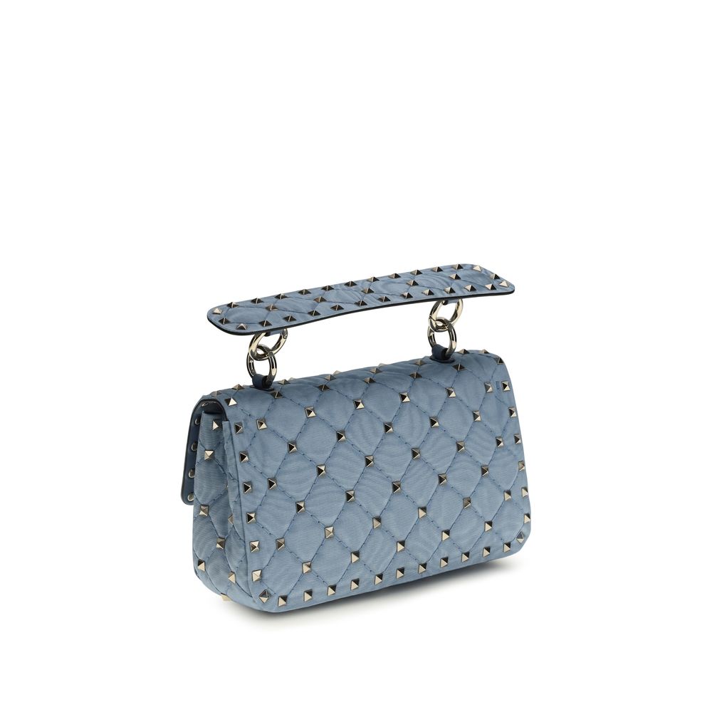 Valentino Garavani Blue Viscose Shoulder Bag Valentino Garavani
