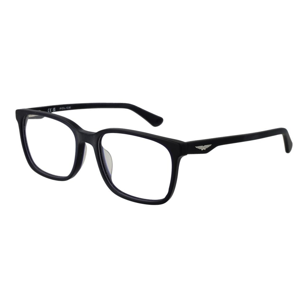 Police Blue Cellulose Acetate Glasses (Frames) Police