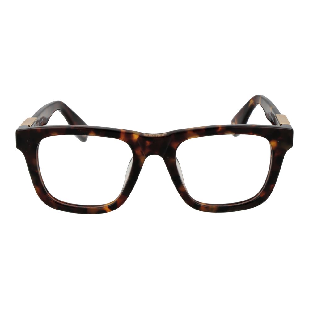 Police Brown Cellulose Acetate Glasses (Frames) Police