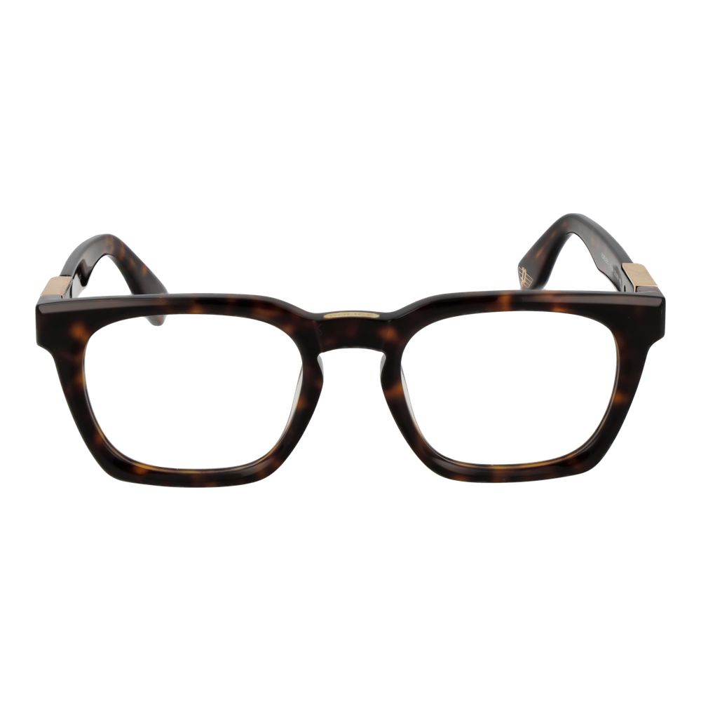 Police Brown Cellulose Acetate Glasses (Frames) Police