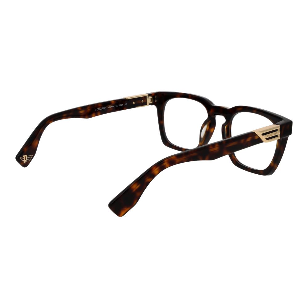 Police Brown Cellulose Acetate Glasses (Frames) Police