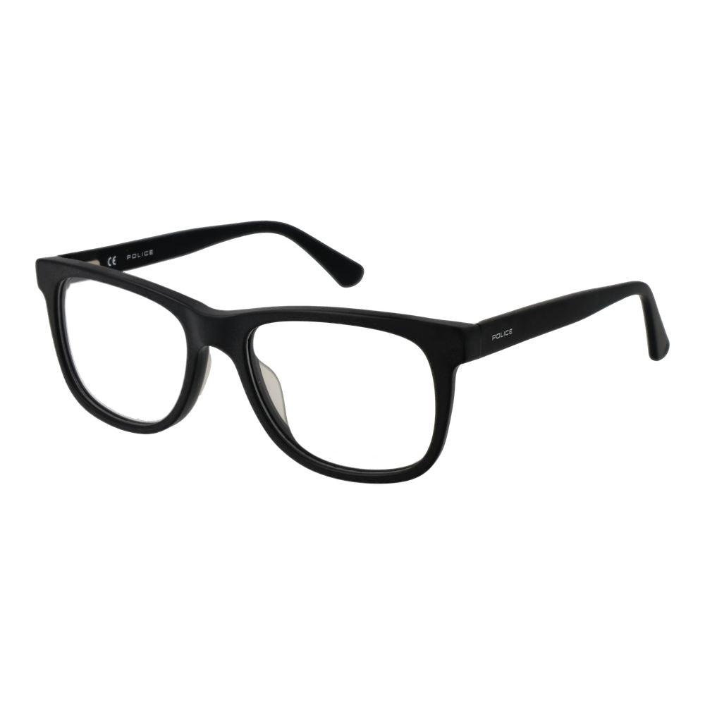 Police Black Cellulose Acetate Glasses (Frames) Police