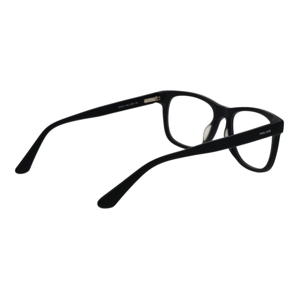 Police Black Cellulose Acetate Glasses (Frames) Police