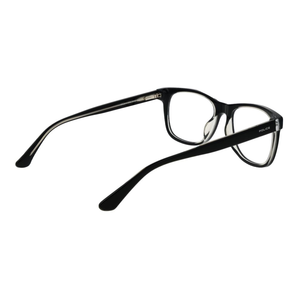 Police Black Cellulose Acetate Glasses (Frames) Police