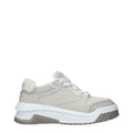 Versace Gray Leather Low Top Sneakers Versace