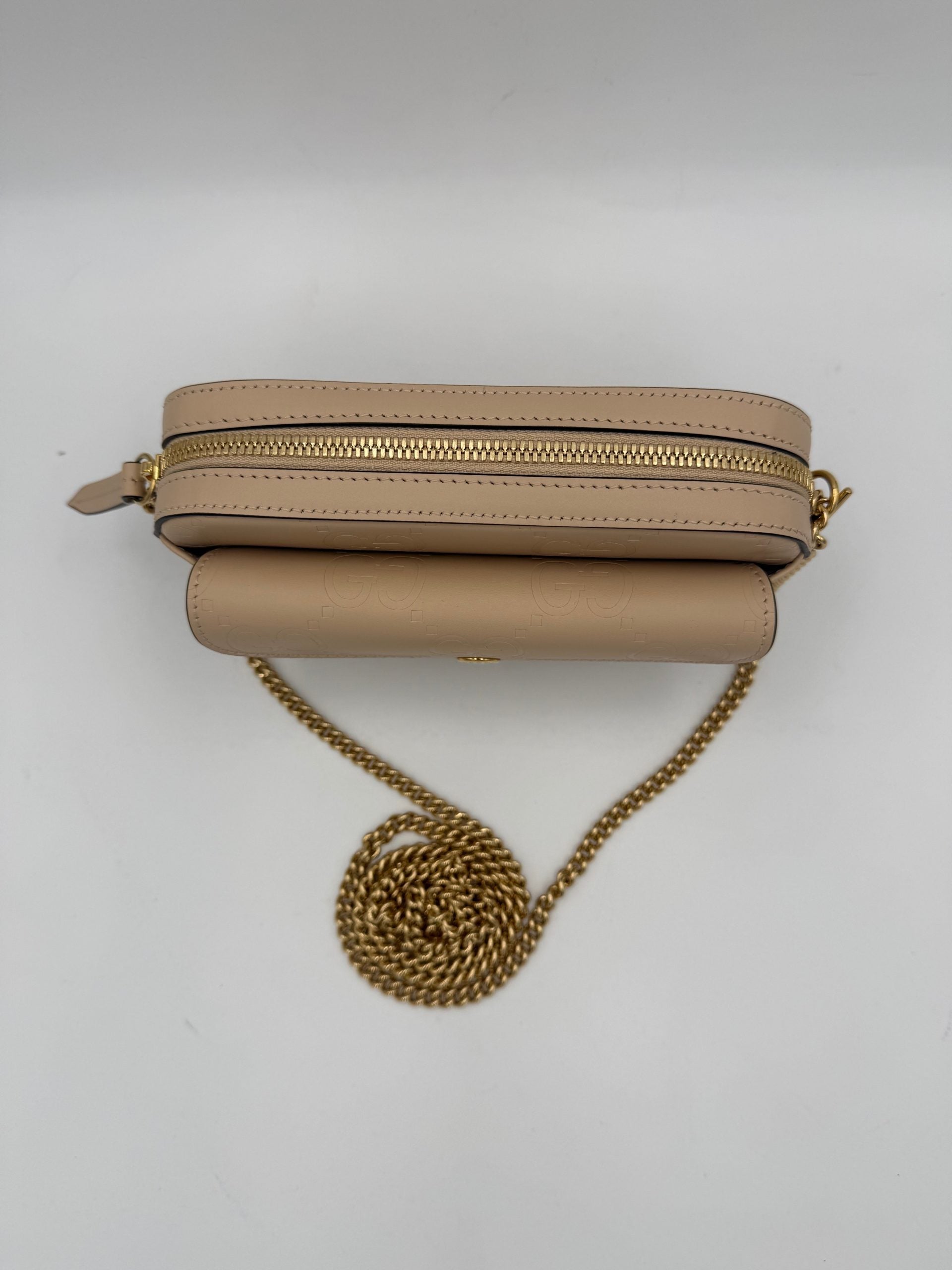 Gucci GUCCI GG Jumbo Beige with Front Pocket Shoulder Bag Gucci