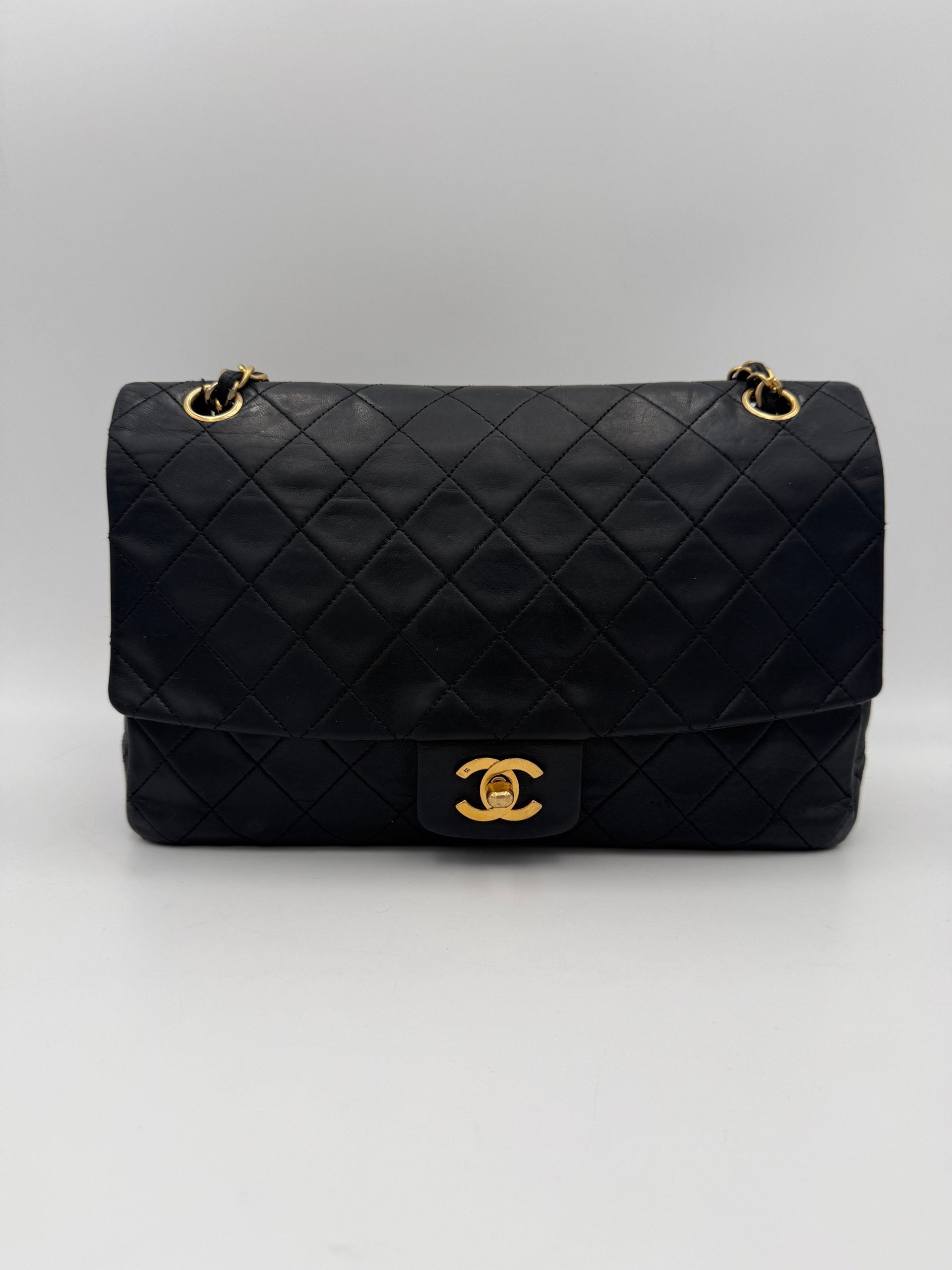Chanel CHANEL Timeless Classic with Removable Pouch Handbag Chanel
