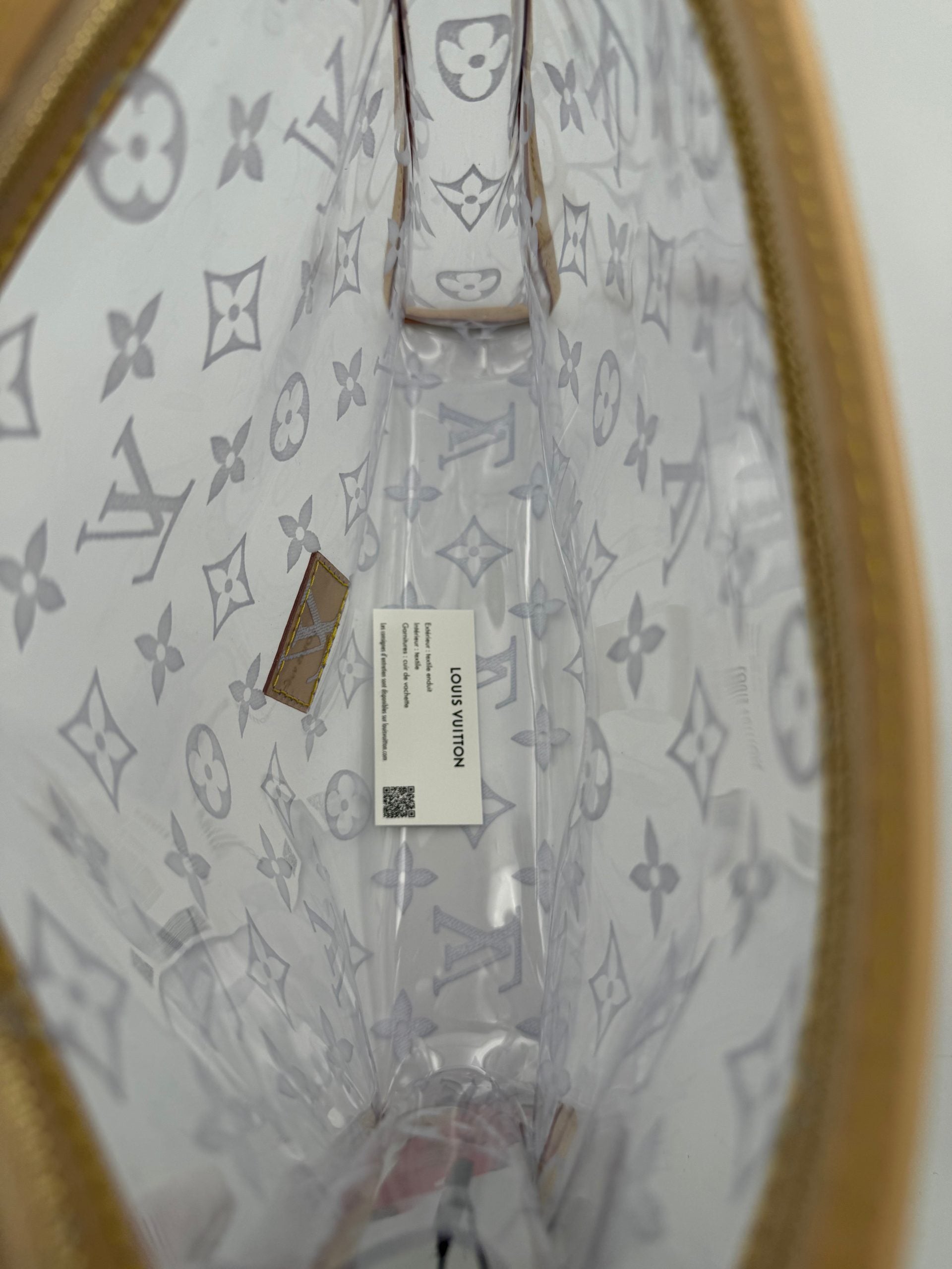 Louis Vuitton LOUIS VUITTON Monogram Transparent Pochette Louis Vuitton