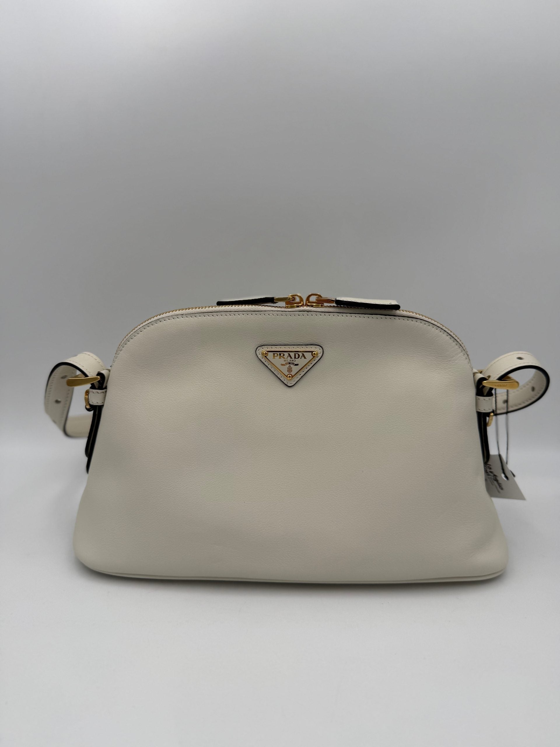 Prada PRADA Bauletto BOWLING in Leather Handbag Prada