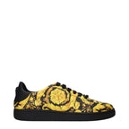 Versace Black Leather Chunky Sneakers Versace