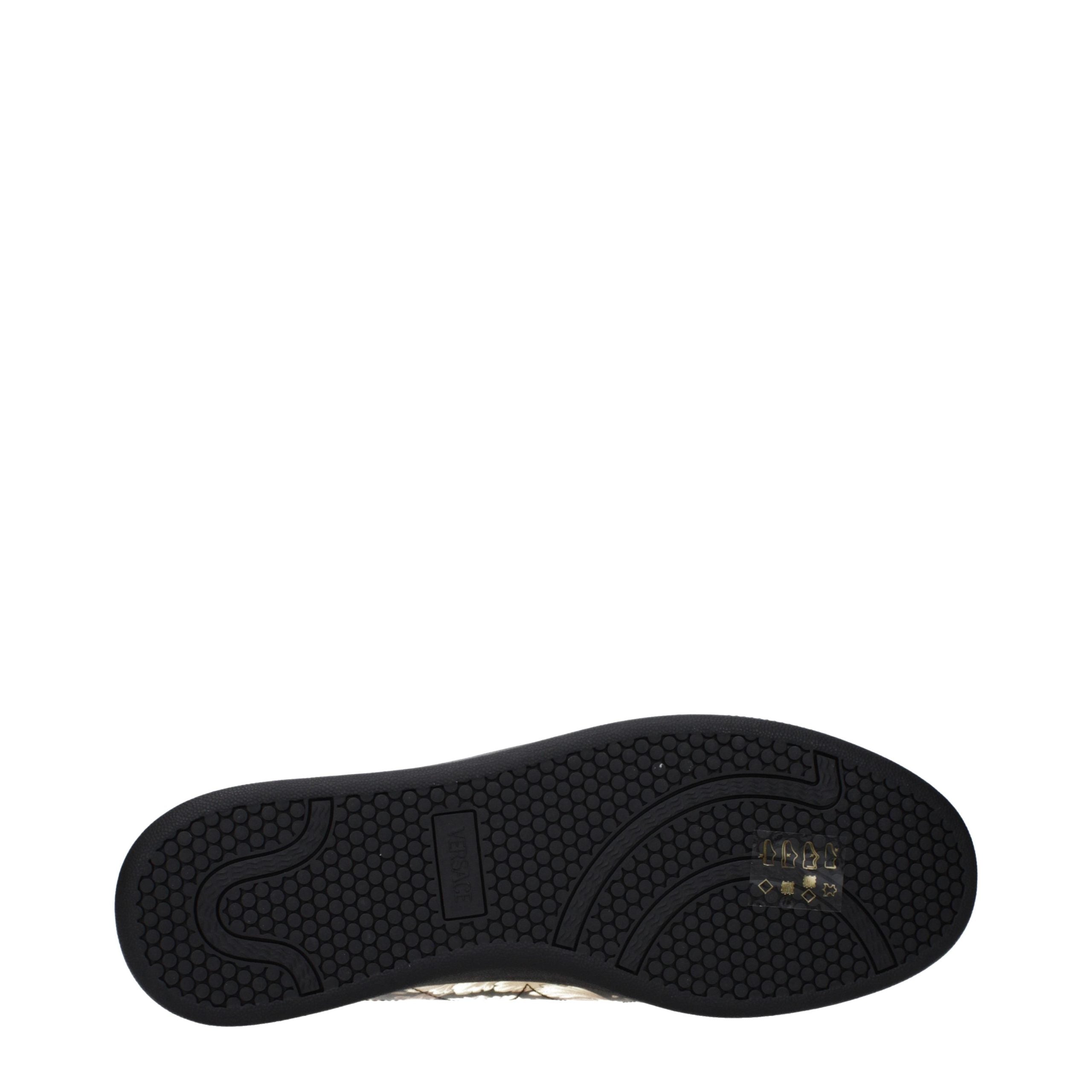 Versace Black Leather Chunky Sneakers Versace